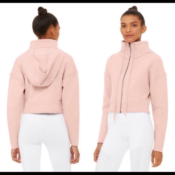 ❌SOLD❌Alo Yoga Trail Jacket / Pale Mauve / size small - Picture 2 of 9